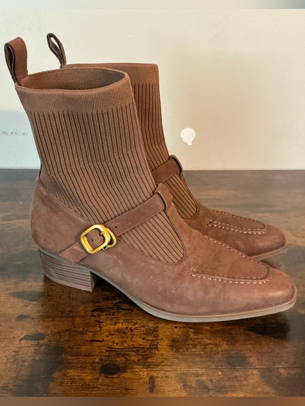 CHIKO Valerie Square-Toe Block-Heel Ankle Boot - Picture 3 of 5